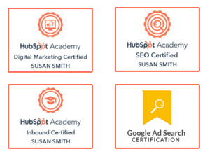 Web design for small business credentials