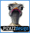 Web design for small business - Pizazz Design logo